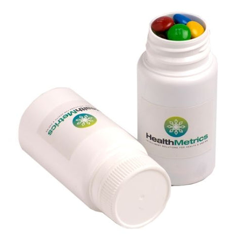 Yum Pill Container filled with Lollies - Promotional Products