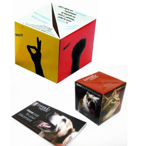 Pop Up Paper Cube - Promotional Products