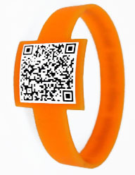 QR Code Wristband - Promotional Products