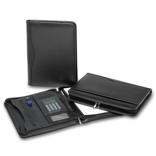 R&M Leather Compendium with Calculator - Promotional Products