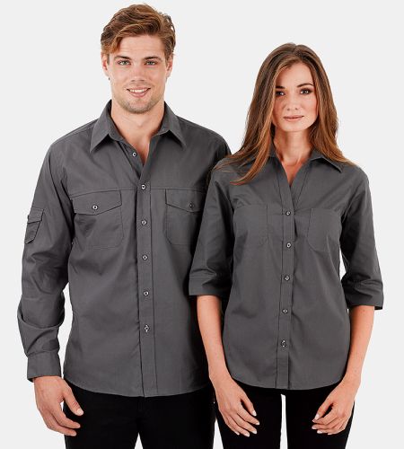 Reflections Double Pocket Business Shirt - Corporate Clothing