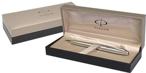 Parker Stainless Steel with Gold Trim Ballpoint - Promotional Products