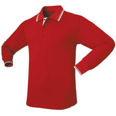 Icon Long Sleeve Sports Polo Shirt - Corporate Clothing