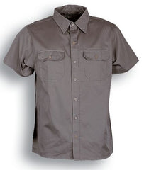 San Cotton Drill Short Sleeve Work Shirt - Corporate Clothing