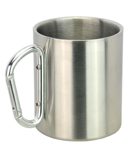 Stainless Steel Carabineer Mug - Promotional Products