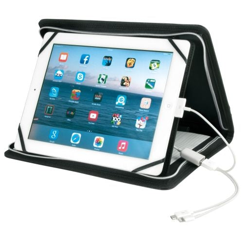 Oxford Tablet Holder with Inbuilt Powerbank Charger - Promotional Products