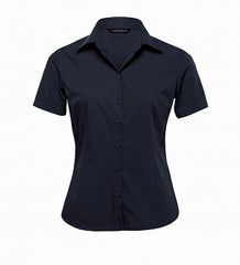 Phoenix Self Stripe Corporate Short Sleeve Shirt - Corporate Clothing