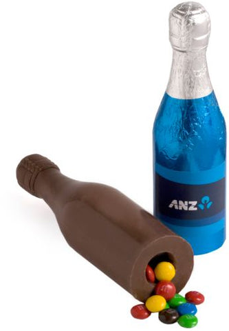 Yum Champagne Bottle in Chocolate - Promotional Products