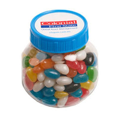 Yum Lolly Jar with Coloured Lids. - Promotional Products