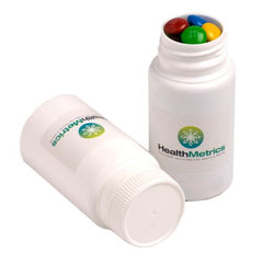 Yum Pill Container filled with Lollies - Promotional Products