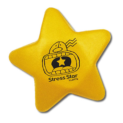 Bleep Stress Yellow Star - Promotional Products