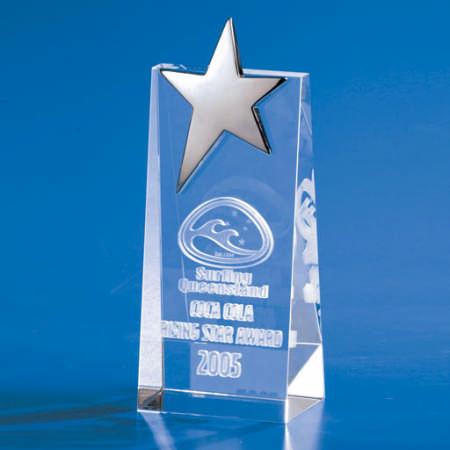 Kapture Star Wedge Trophy - Promotional Products
