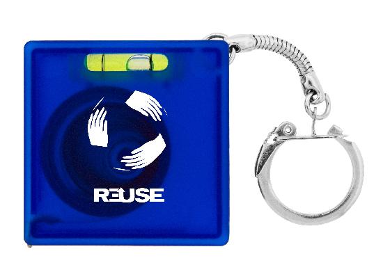 Econo Tape Measure with Level Keychain - Promotional Products