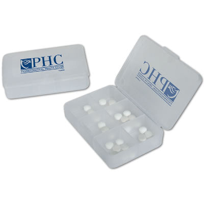 Bleep Six Compartment Pill Box - Promotional Products