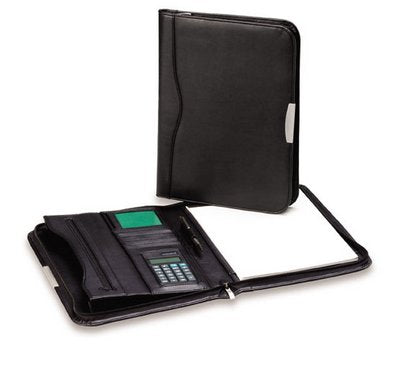 R&M Leather Look Compendium with Calculator - Promotional Products