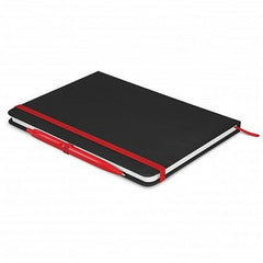 Eden A5 Black Notebook with Pen - Promotional Products