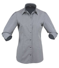 Outline Lightweight Mini Check Business Shirt - Corporate Clothing