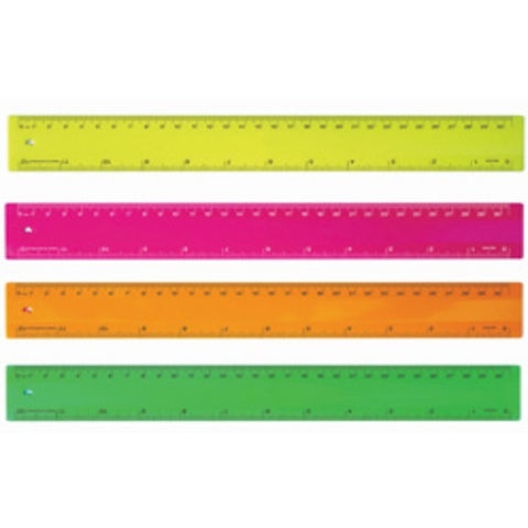 Eclipse 30cm Fluro Rulers - Promotional Products