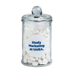 Yum Small Glass Lolly Jar - Promotional Products