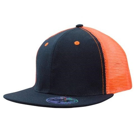 Generate Safety Flat Peak Cap with Mesh Back - Promotional Products