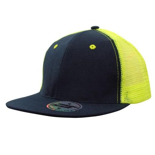Generate Safety Flat Peak Cap with Mesh Back - Promotional Products