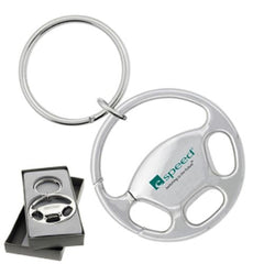 Econo Steering Wheel Keyring - Promotional Products