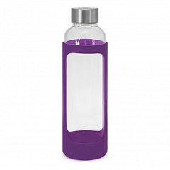 Eden 600ml Glass Drink Bottle With Silicone Sleeve - Promotional Products