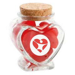 Devine Heart Jar filled with Lollies - Promotional Products