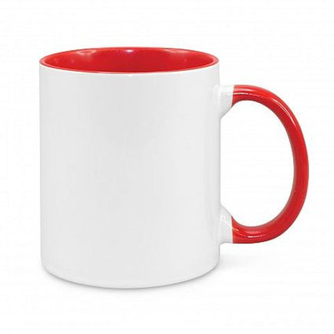 Eden Full Colour Coffee Cup with Coloured Inner - Promotional Products